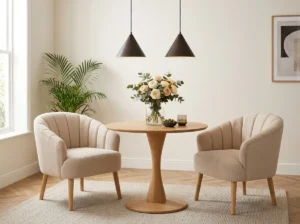 Beige Channel Chairs
