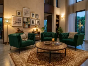 Green Velvet Chairs