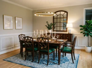 Green Velvet Dining