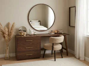 Round Mirror Dressing