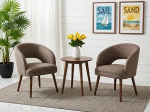 Taupe Chair Pair
