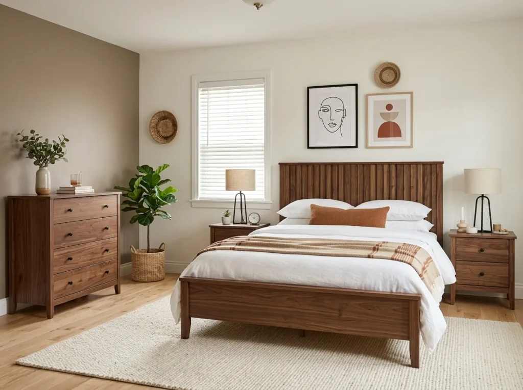 Walnut Bedroom Set