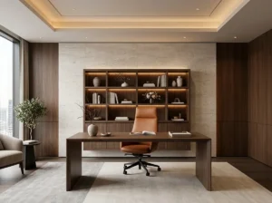 Walnut Executive Desk