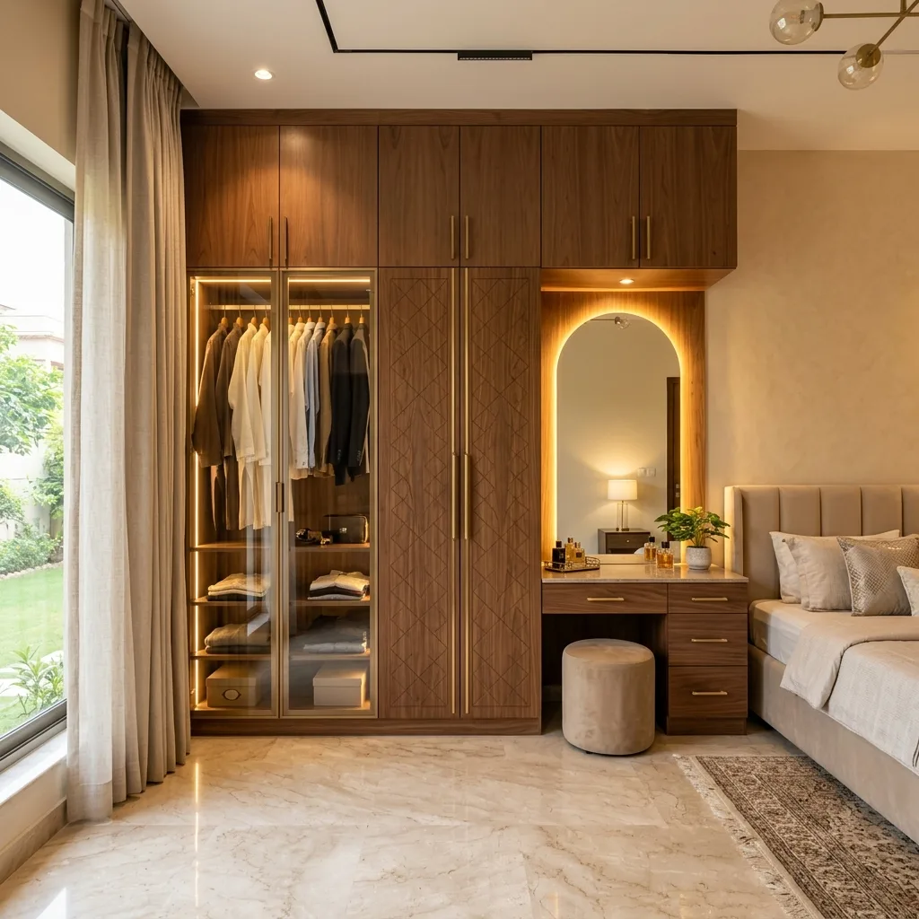custom wardrobes and storage in Lahore